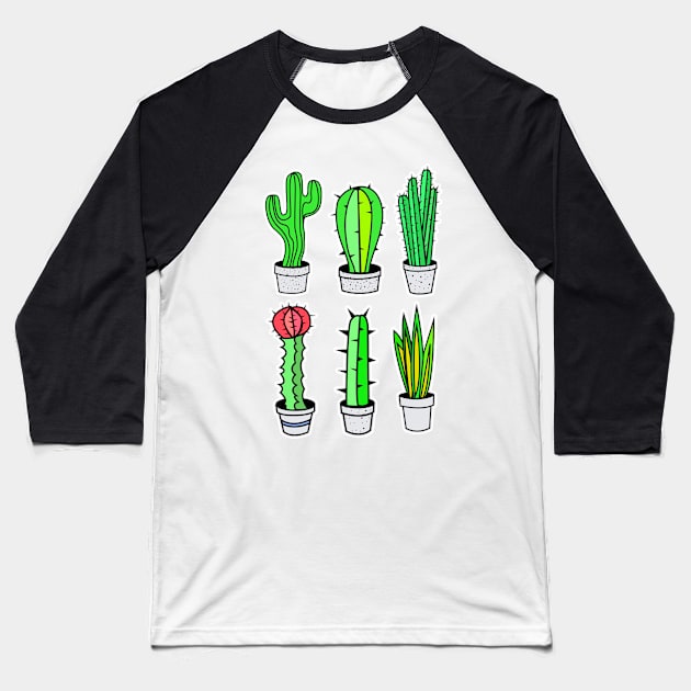 'Plant Lady Succulent Lady' Cool Plant Gift Baseball T-Shirt by ourwackyhome